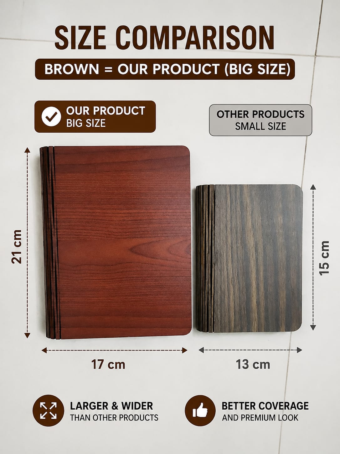 Large Folding Book Lamp -  Large Size Folding Mood Light, Novelty LED Night Light, USB Large Capacity Rechargeable Wooden Table Lamp